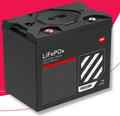 ITEL 1.28kWh 12V Lithium Battery