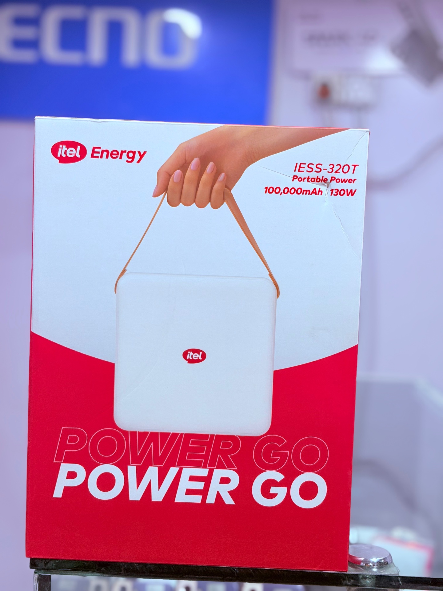 ITEL PowerGo 100,000mAh 130W Output
